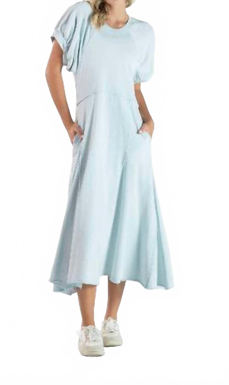 NEW SIMPLY SOUTHERN washed mist dress in mint
